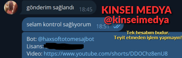 Bayram - Telegram Oto Mesaj Bot